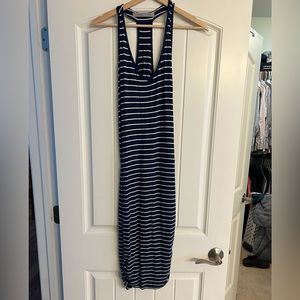 Athleta Women’s Striped Dress - Navy/White, Size S